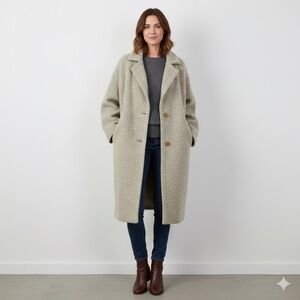 Oilily‎ Wool Long Duster Jacket Coat Women’s Euro 38 M